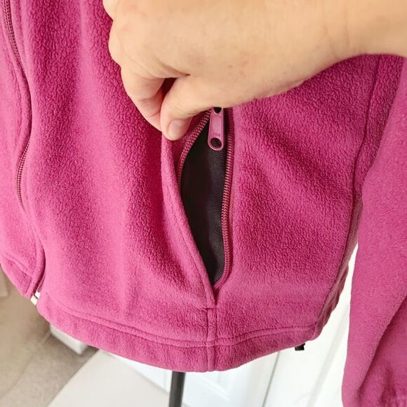 Columbia Full Zip Fleece Polyester Large Mock Neck Jacket - Picture 9 of 13